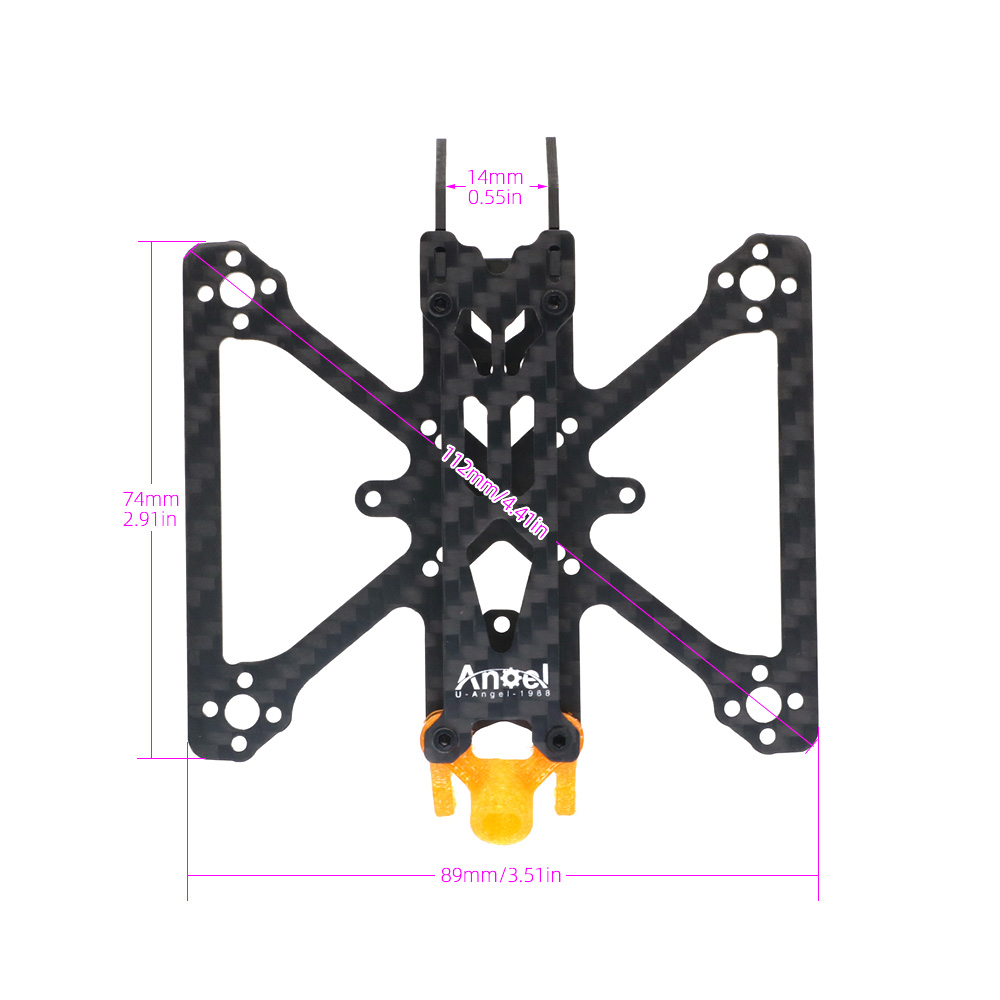 Angel20フレームキット 2インチ RCドローン FPV - Drone Kit Build Yourself のレビューと価格